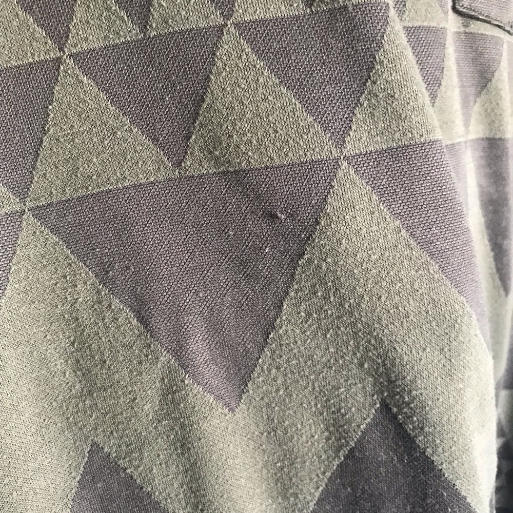 LuLaRoe Olive and Dark Green Geometric Pocket Dress - Picture 7 of 8